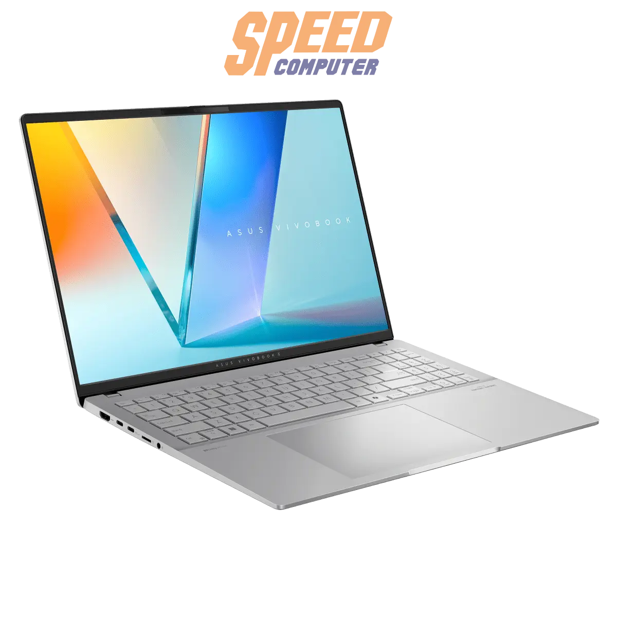 โน๊ตบุ๊ค Asus Vivobook S16 D5606KA - RI782WA Ryzen AI 7 สีเงิน (Cool Silver) - SpeedCom