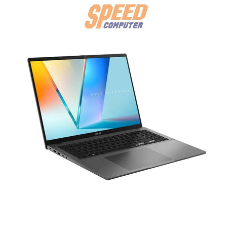 โน๊ตบุ๊ค Asus Vivobook S16 รุ่น S3607CA-RP719WA ชิป Intel Core Ultra 7 255H หน้าจอใหญ่ 16 นิ้ว ดีไซน์บางเบา สีเทา Matte Gray เหมาะสำหรับงานมัลติทาสก์และพกพา
