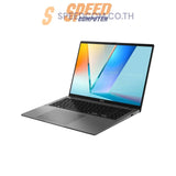 โน๊ตบุ๊ค Asus Vivobook S16 รุ่น S3607CA-RP719WA ชิป Intel Core Ultra 7 255H หน้าจอใหญ่ 16 นิ้ว ดีไซน์บางเบา สีเทา Matte Gray เหมาะสำหรับงานมัลติทาสก์และพกพา