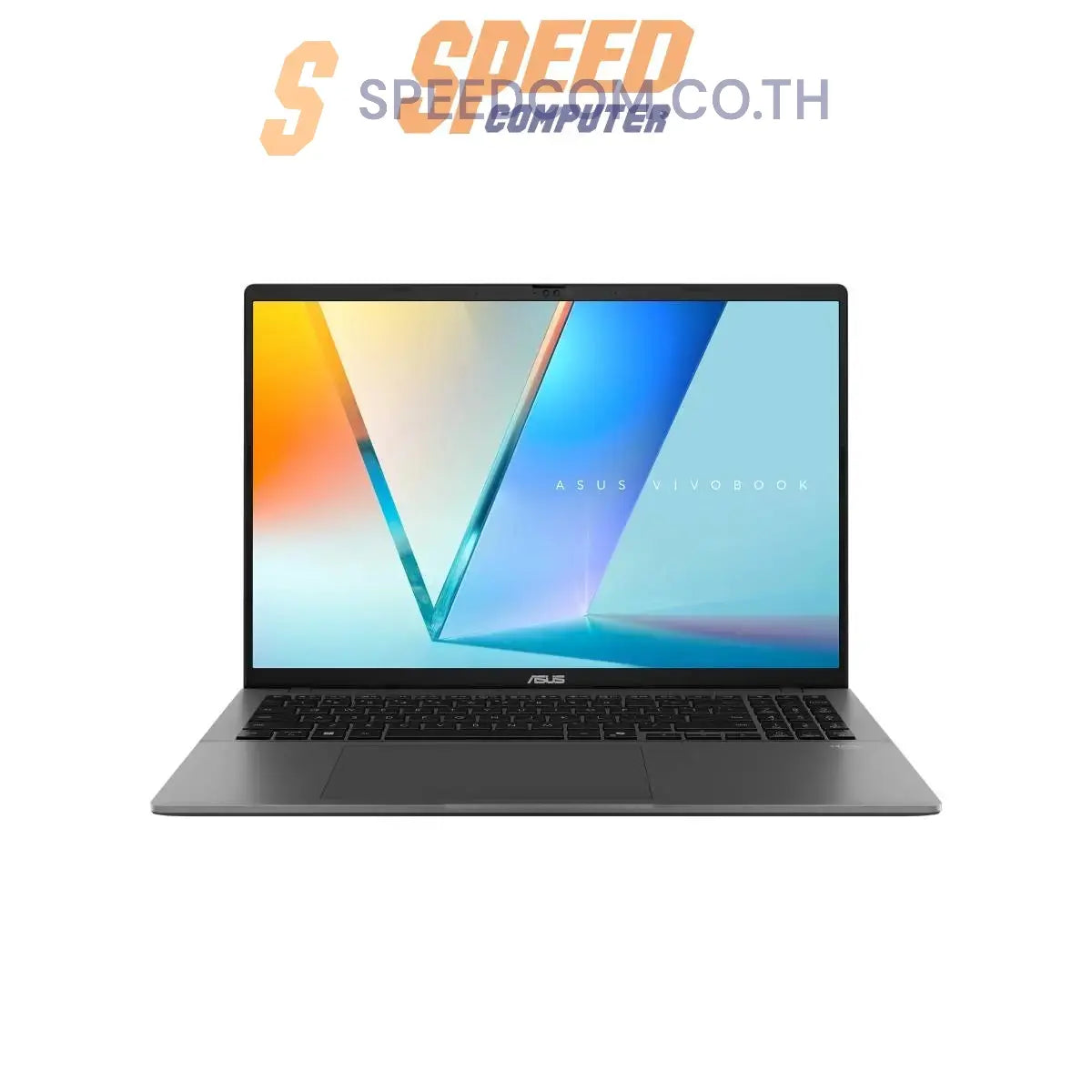โน๊ตบุ๊ค Asus Vivobook S16 รุ่น S3607CA-RP719WA ชิป Intel Core Ultra 7 255H หน้าจอใหญ่ 16 นิ้ว ดีไซน์บางเบา สีเทา Matte Gray เหมาะสำหรับงานมัลติทาสก์และพกพา