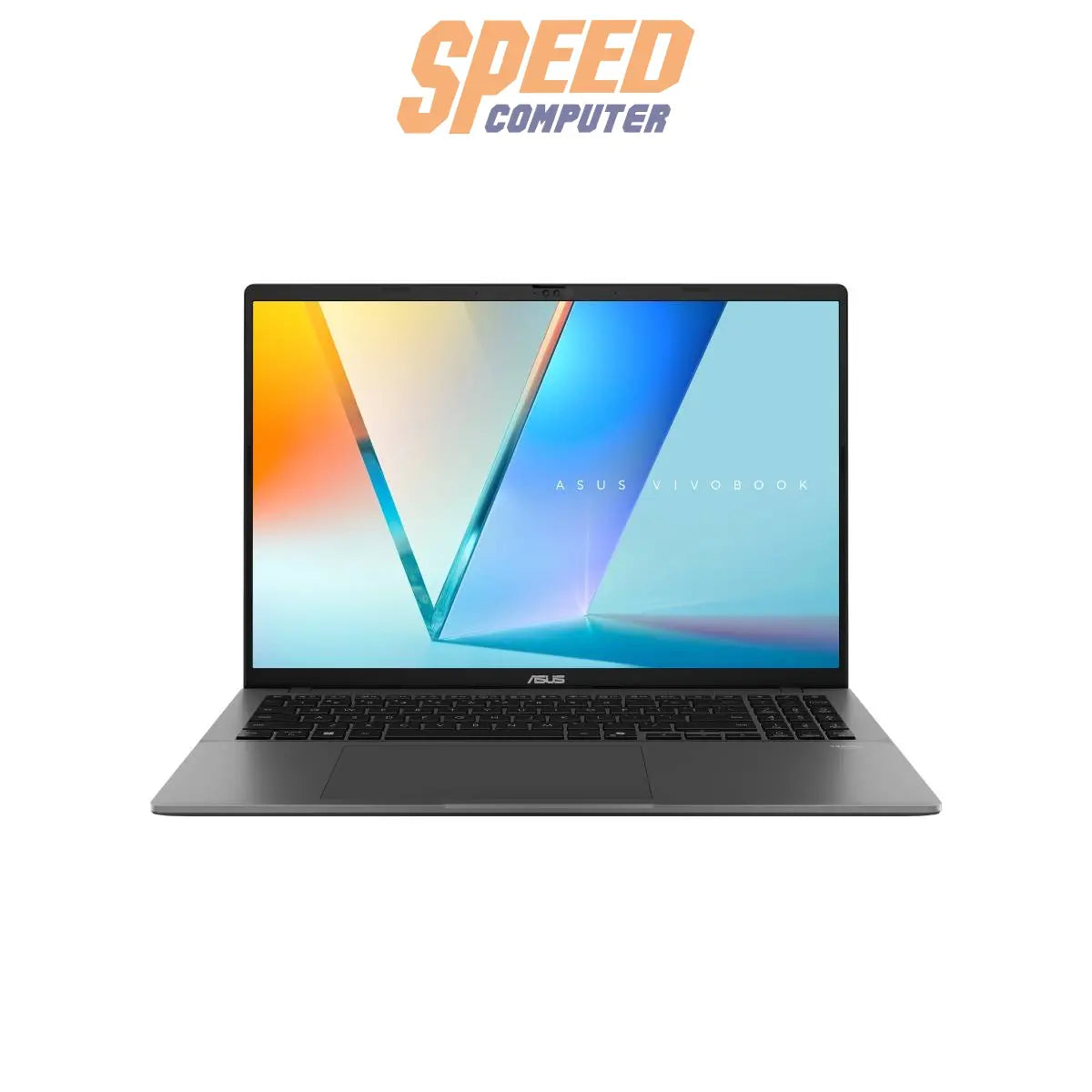 โน๊ตบุ๊ค Asus Vivobook S16 รุ่น S3607CA-RP719WA ชิป Intel Core Ultra 7 255H หน้าจอใหญ่ 16 นิ้ว ดีไซน์บางเบา สีเทา Matte Gray เหมาะสำหรับงานมัลติทาสก์และพกพา