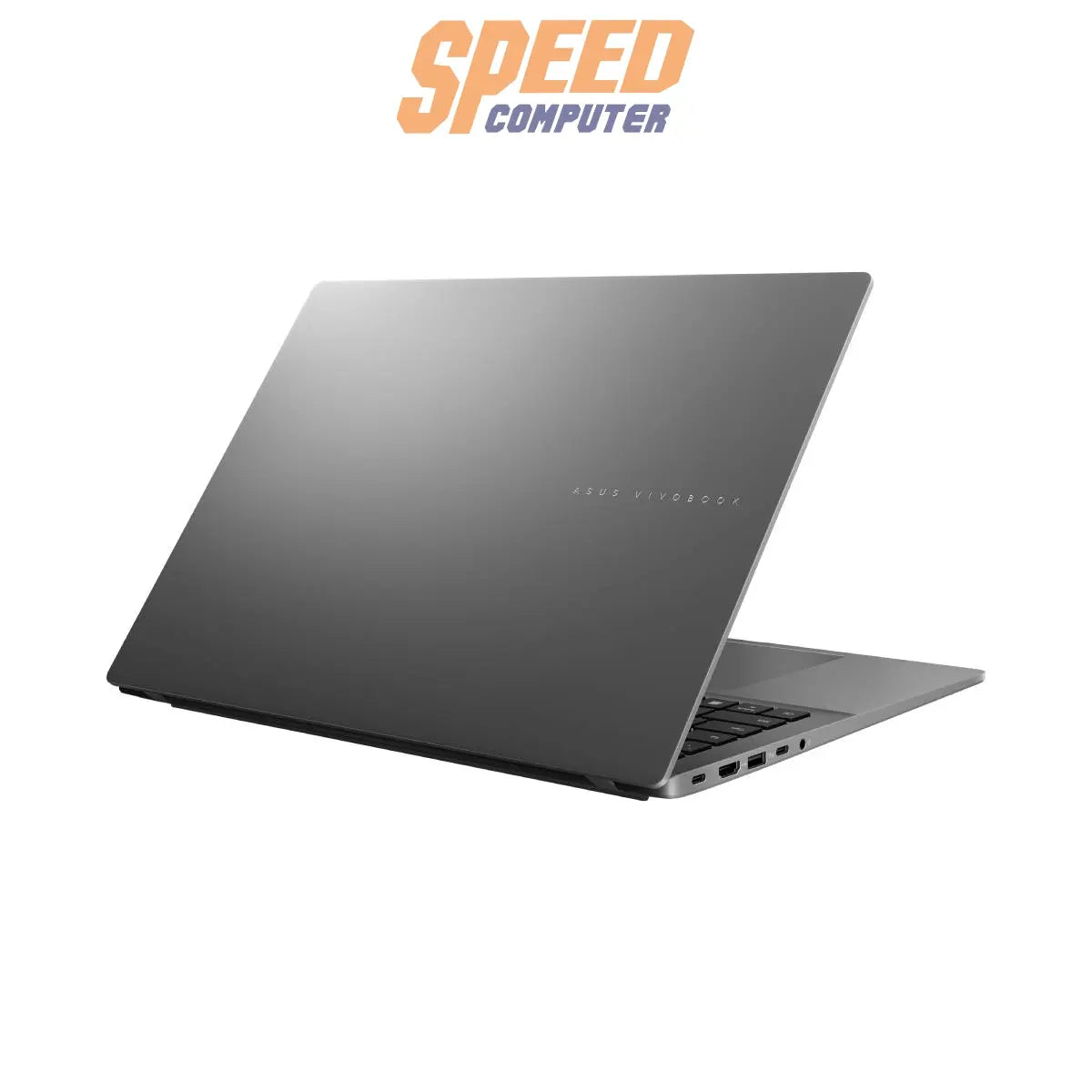 โน๊ตบุ๊ค Asus Vivobook S16 รุ่น S3607CA-RP719WA ชิป Intel Core Ultra 7 255H หน้าจอใหญ่ 16 นิ้ว ดีไซน์บางเบา สีเทา Matte Gray เหมาะสำหรับงานมัลติทาสก์และพกพา