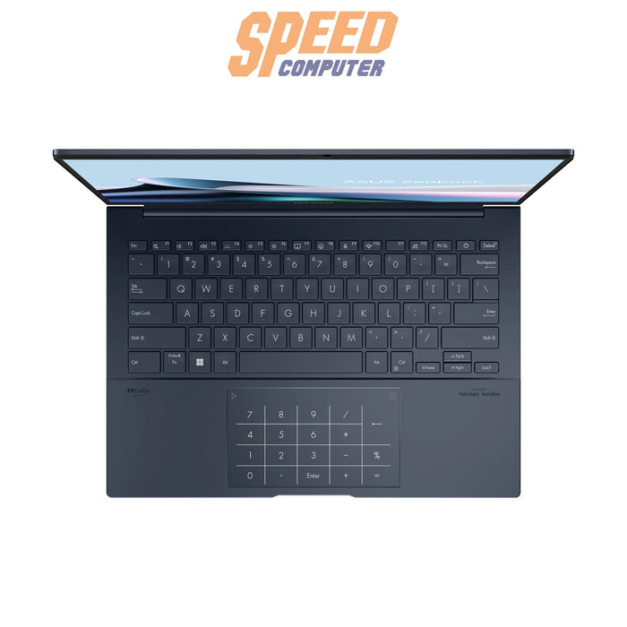 โน๊ตบุ๊ค Asus ZENBOOK 14 OLED UX3405MA-PP989WF Ultra 9 185H สีน้ำเงิน (Ponder Blue) - SpeedCom