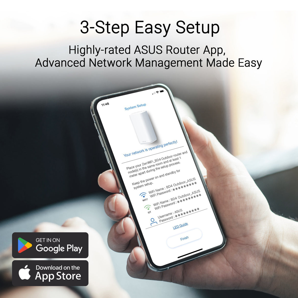 เราเตอร์ Asus ZenWiFi BD4 Outdoor สีขาวSpeedCom