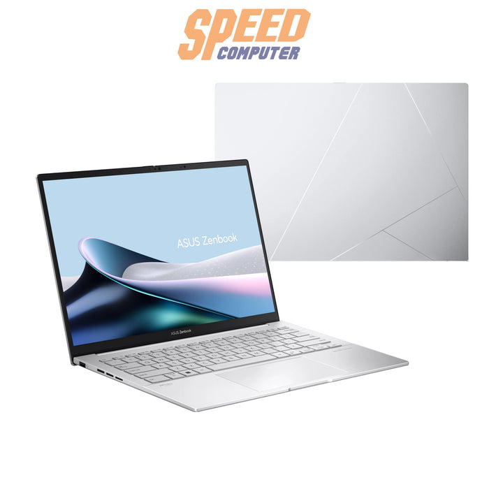 โน๊ตบุ๊ค Asus Zenbook 14 OLED UX3405MA-PP533WF Ultra 5 125H สีเงิน (Foggy Silver) - SpeedCom