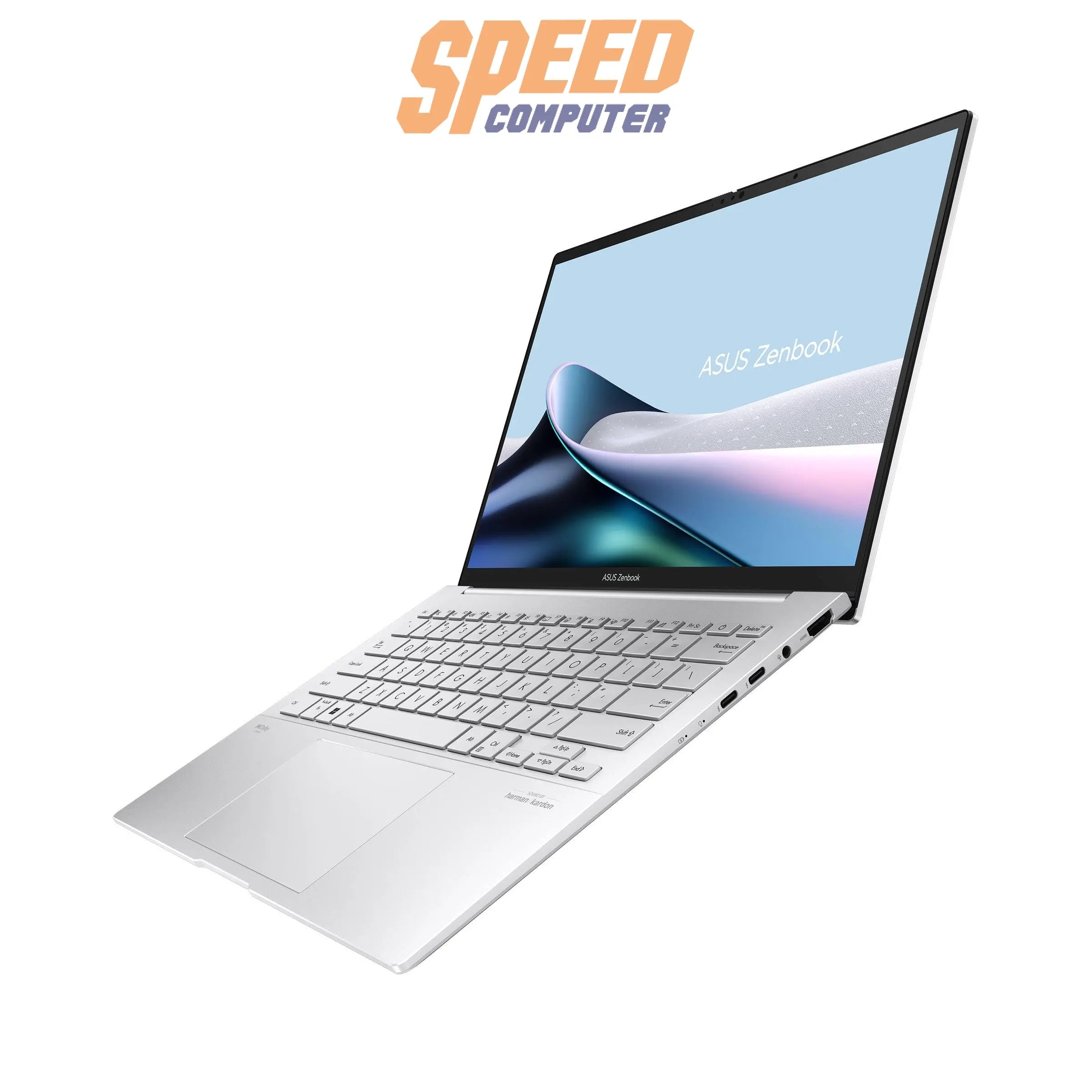 โน๊ตบุ๊ค Asus Zenbook 14 OLED UX3405MA-PP533WF Ultra 5 125H สีเงิน (Foggy Silver) - SpeedCom