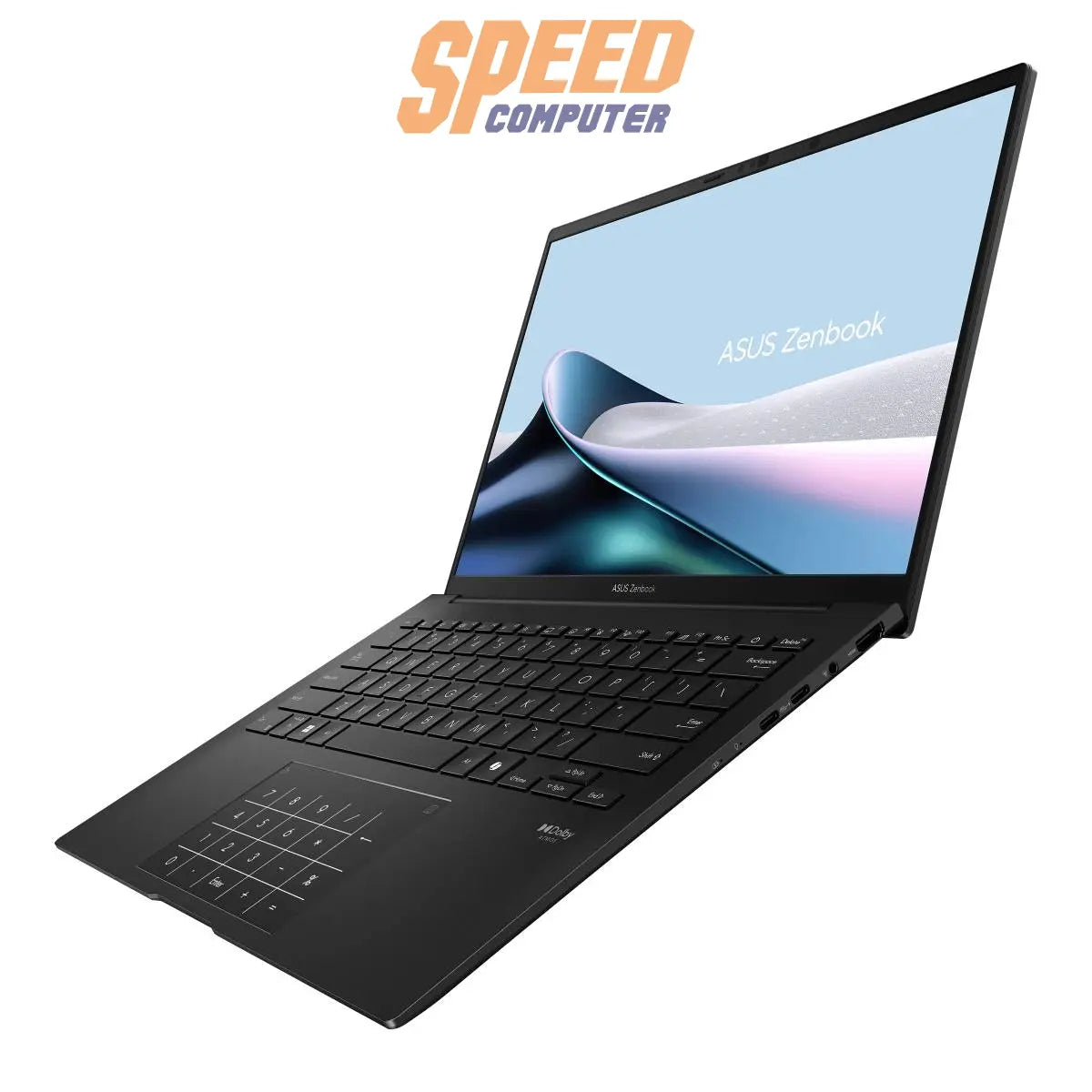 โน๊ตบุ๊ค Asus Zenbook 14 UM3406KA - PP761WA Ryzen AI 7 สีดำ (Jade Black) - SpeedCom