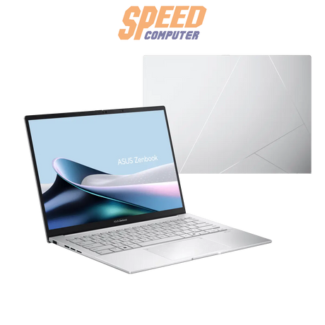 โน๊ตบุ๊ค Asus Zenbook 14 UX3405CA - SILVER971WA Ultra 9 สีเงิน (Foggy Silver) - SpeedCom