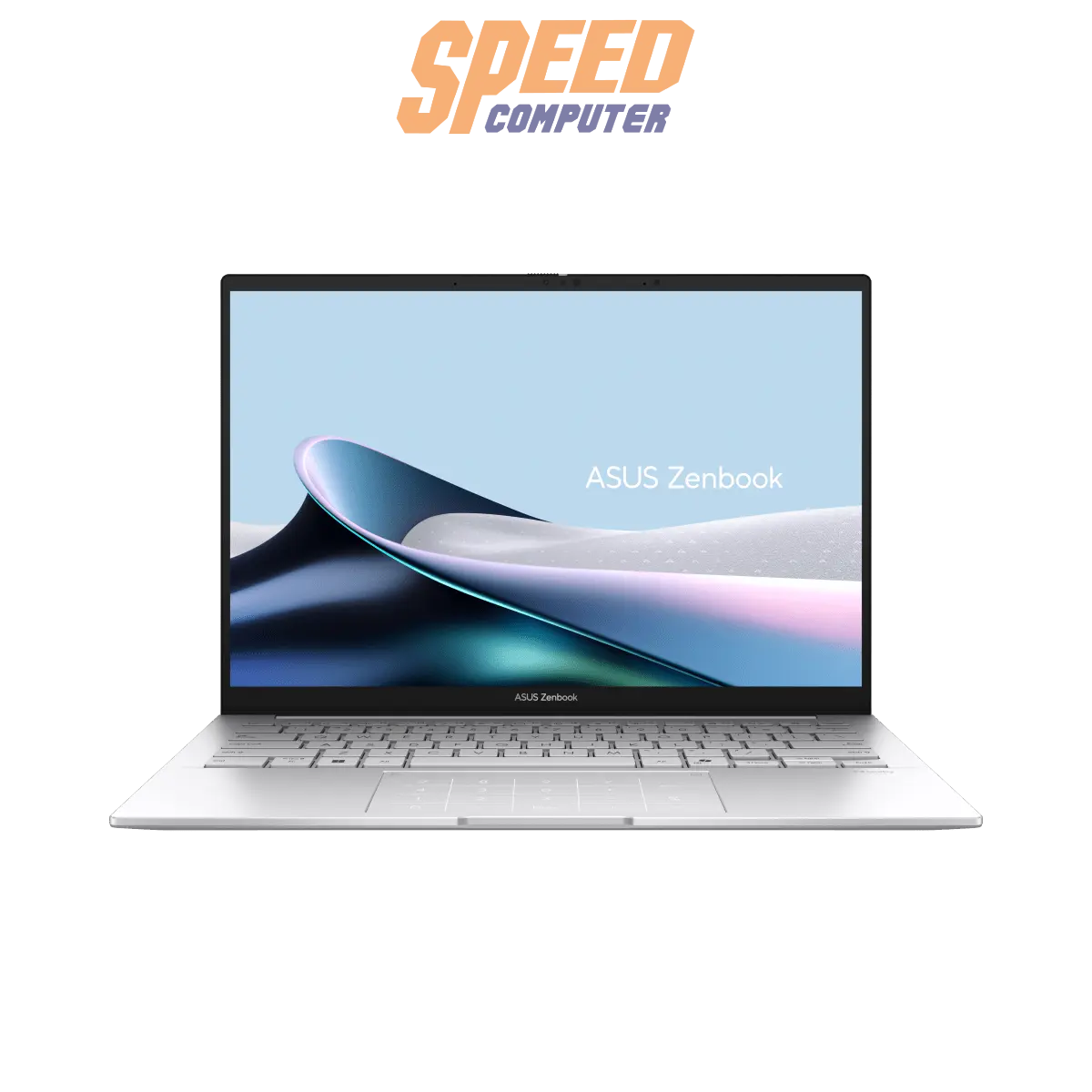 โน๊ตบุ๊ค Asus Zenbook 14 UX3405CA - SILVER971WA Ultra 9 สีเงิน (Foggy Silver) - SpeedCom
