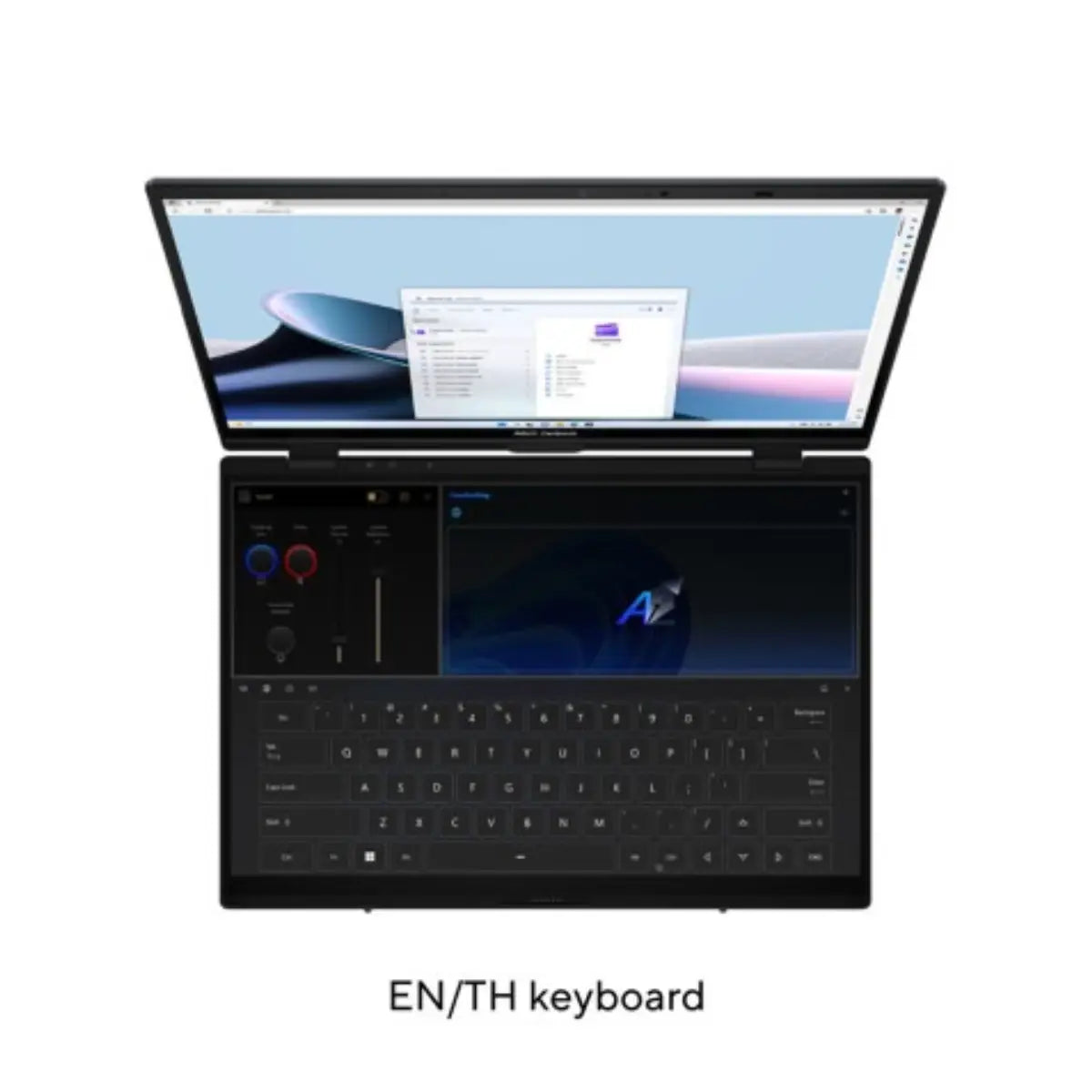 โน๊ตบุ๊ค Asus Zenbook DUO UX8406CA-QL785WA Ultra 7 สีเทา (Inkwell Gray) - SpeedCom