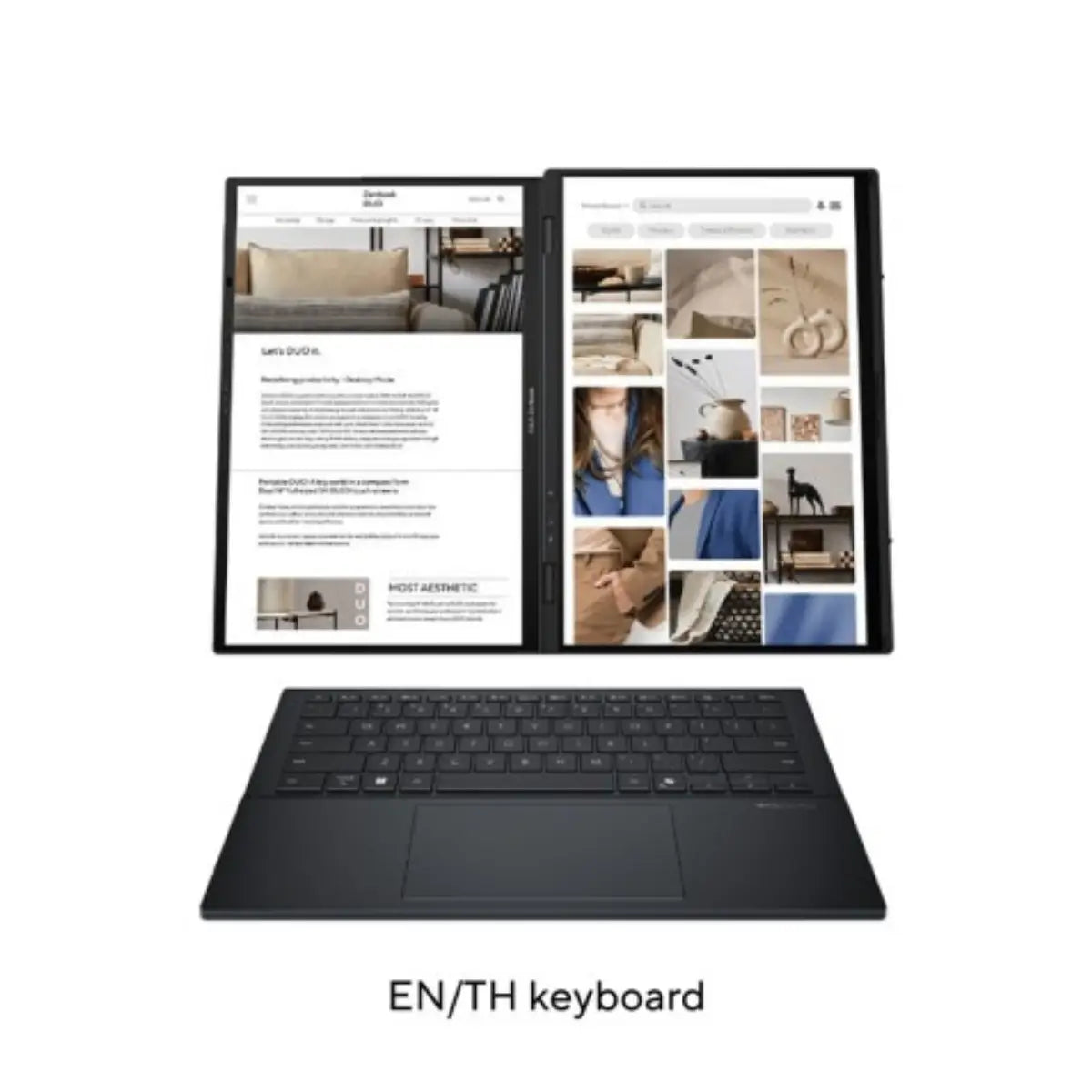 โน๊ตบุ๊ค Asus Zenbook DUO UX8406CA-QL785WA Ultra 7 สีเทา (Inkwell Gray) - SpeedCom