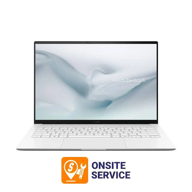 โน๊ตบุ๊ค Asus Zenbook S 14 UX5406AA-SW941WA Ultra 9 สีขาว (Scandinavian White)SpeedCom