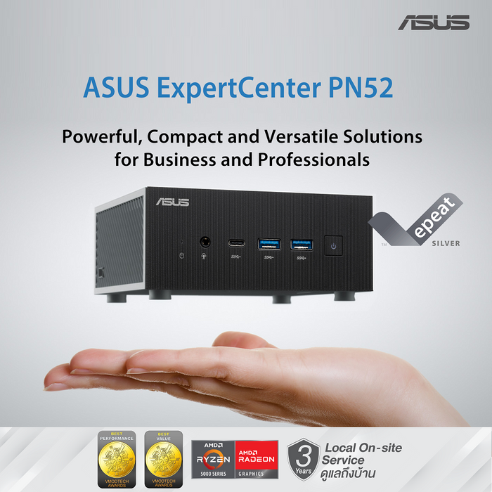 Mini PC Asus PN52-S5037AD Ryzen 5 Black