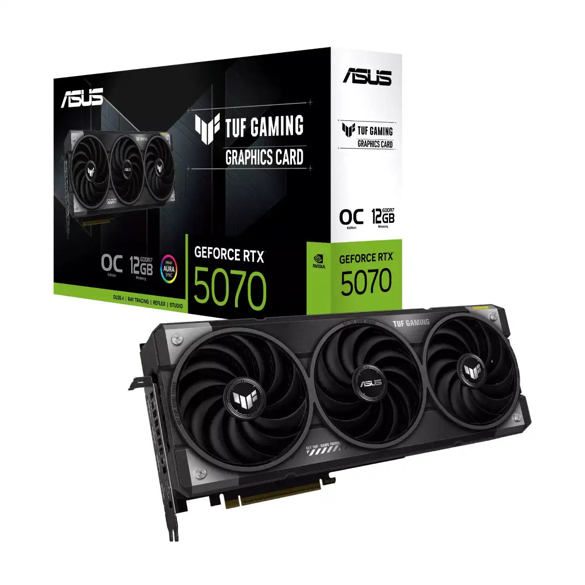 การ์ดจอ Asus TUF Gaming GeForce RTX 5070 12GB GDDR7 OC EditionSpeedCom