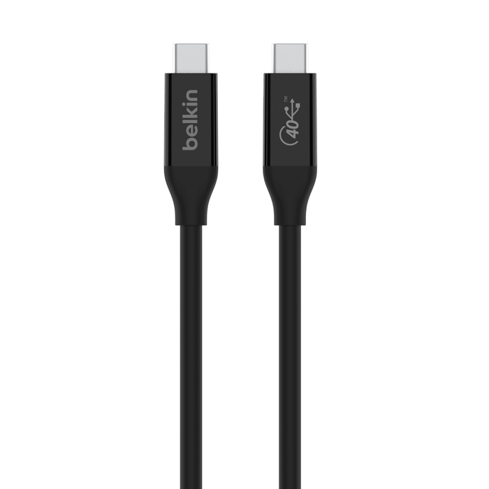 สายชาร์จ Belkin USB-C 4.0 100W + 40Gbps (INZ001BT0.8MBK)