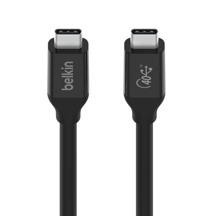 สายชาร์จ Belkin USB-C 4.0 100W + 40Gbps (INZ001BT0.8MBK)