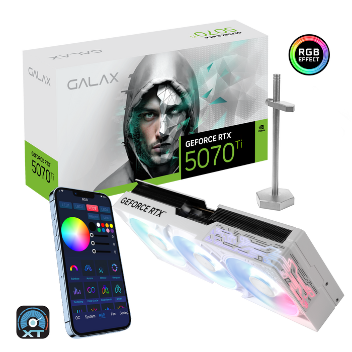 การ์ดจอ GALAX VGA CARD GEFORCE RTX 5070 Ti 1-Click OC 16GB GDDR7