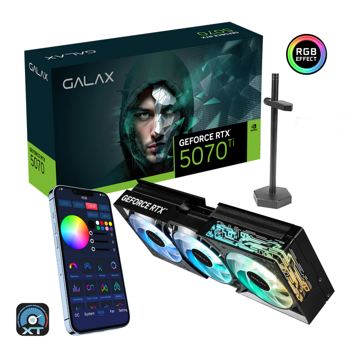 การ์ดจอ GALAX VGA CARD GEFORCE RTX 5070 Ti 1-Click OC 16GB GDDR7