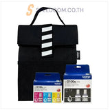 หมึกพิมพ์เลเซอร์ BROTHER INK BTD100BKCL5PK /BK*2/CMY*1+BAG ชุดหมึกพิมพ์ - SpeedCom