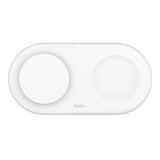 แท่นชาร์จไร้สาย Belkin 2-in-1 WIZ021qcWH Charging Pad Qi2 15W สีขาว - SpeedCom