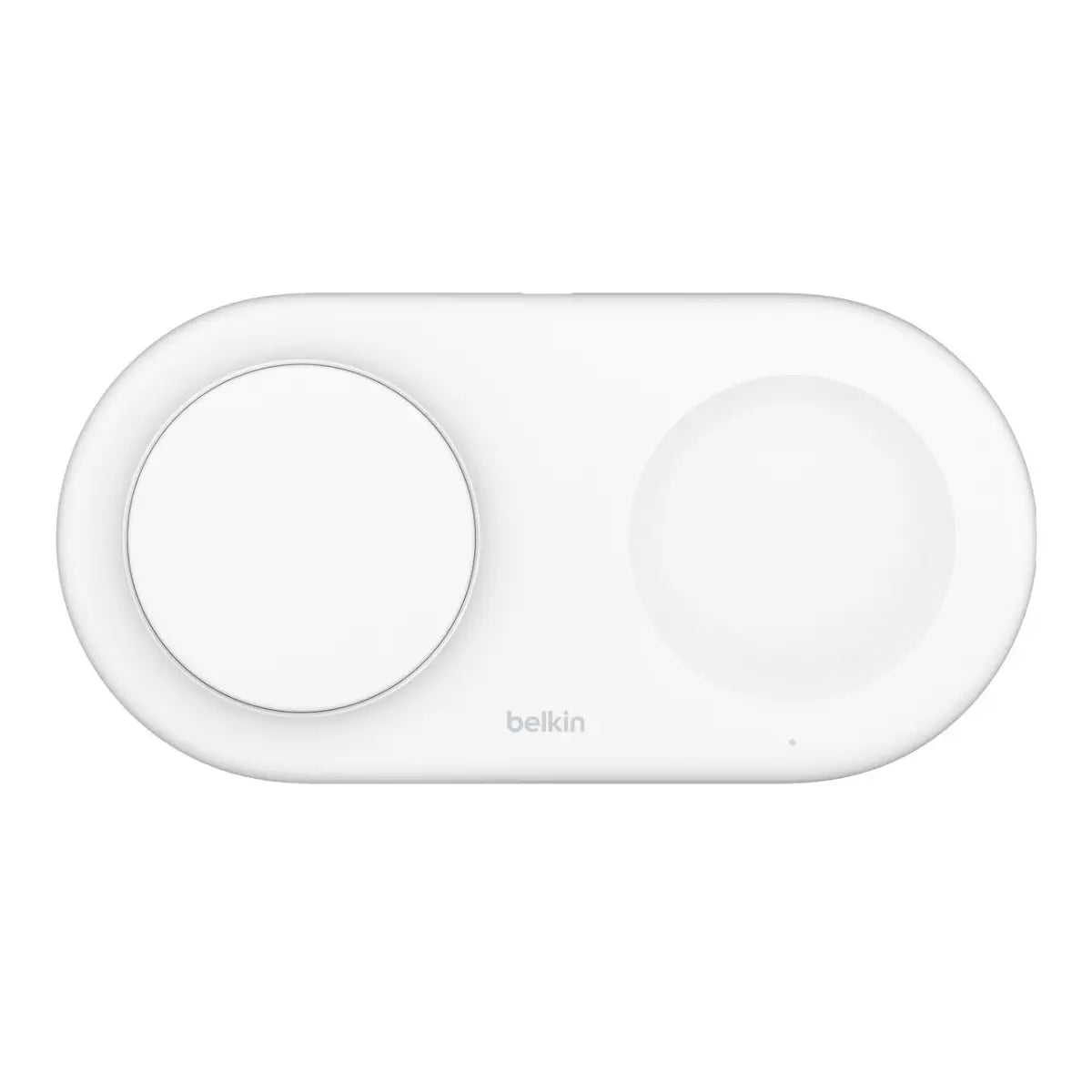 แท่นชาร์จไร้สาย Belkin 2-in-1 WIZ021qcWH Charging Pad Qi2 15W สีขาว - SpeedCom