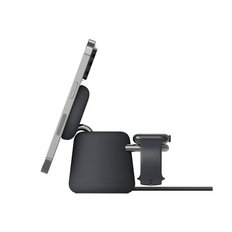 แท่นชาร์จไร้สาย Belkin 2-in-1 Wireless Charging Dock with MagSafe 15W - SpeedCom