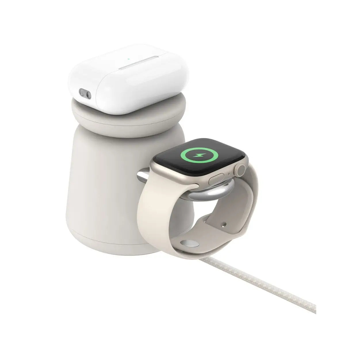 แท่นชาร์จไร้สาย Belkin 2-in-1 Wireless Charging Dock with MagSafe 15W - SpeedCom