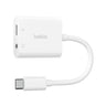 อุปกรณ์แปลงสัญญาณ Belkin 3.5mm Audio + USB-C 60W Charge Adapter - SpeedCom