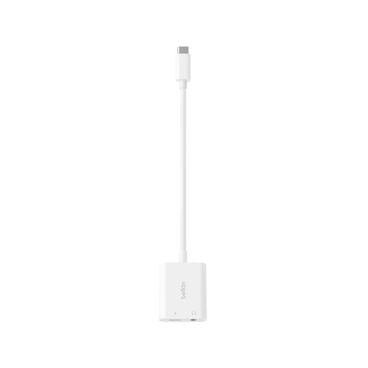 อุปกรณ์แปลงสัญญาณ Belkin 3.5mm Audio + USB-C 60W Charge Adapter - SpeedCom