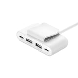 อุปกรณ์แปลงสัญญาณ Belkin 4-Port USB Power Extender  (BUZ001bt2MWHB7) - SpeedCom