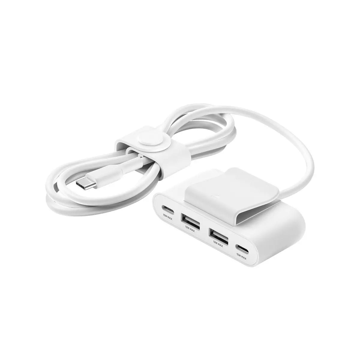 อุปกรณ์แปลงสัญญาณ Belkin 4-Port USB Power Extender  (BUZ001bt2MWHB7) - SpeedCom