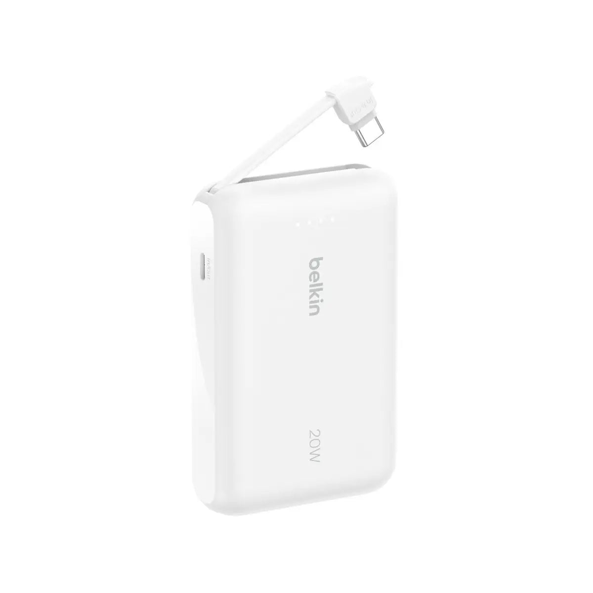 แบตเตอรี่สำรอง Belkin Boost Charge PWB 10KmAh 2C 20W with cable USB-C - SpeedCom