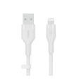 สายชาร์จ Belkin BoostCharge Flex DuraSoft USB-A Cable to Lightning 1m - SpeedCom