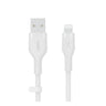 สายชาร์จ Belkin BoostCharge Flex DuraSoft USB-A Cable to Lightning 1m - SpeedCom