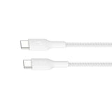 สายชาร์จ Belkin BoostCharge USB-C to USB-C Braided 240W 2m สีขาว