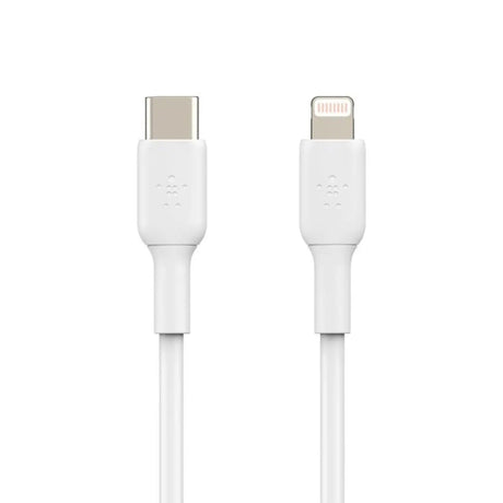 สายชาร์จ Belkin รุ่น CAA003BT1 USB-C to Lightning ความยาว 1 เมตร รองรับชาร์จเร็วสำหรับอุปกรณ์ Apple