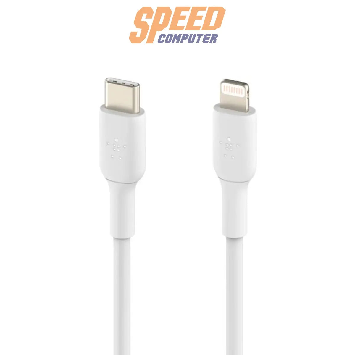 สายชาร์จ Belkin รุ่น CAA003BT1 USB-C to Lightning ความยาว 1 เมตร รองรับชาร์จเร็วสำหรับอุปกรณ์ Apple