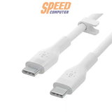 สาย USB-C to USB-C Belkin 1 เมตร รุ่น CAB009BT1MBK รองรับการชาร์จและส่งข้อมูล