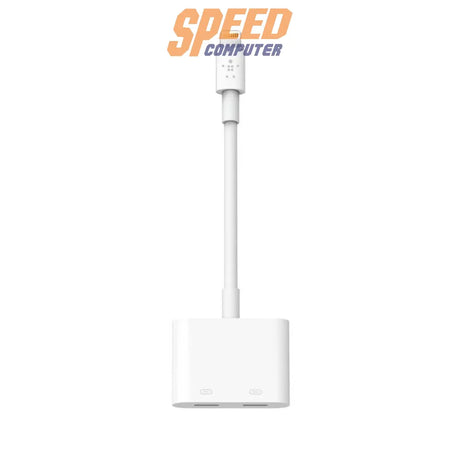 อะแดปเตอร์ Belkin รุ่น F8J198BTWHT สำหรับแปลง Lightning เป็น Lightning + 3.5 มม. รองรับการชาร์จและฟังเพลงพร้อมกัน เหมาะสำหรับ iPhone และอุปกรณ์ iOS