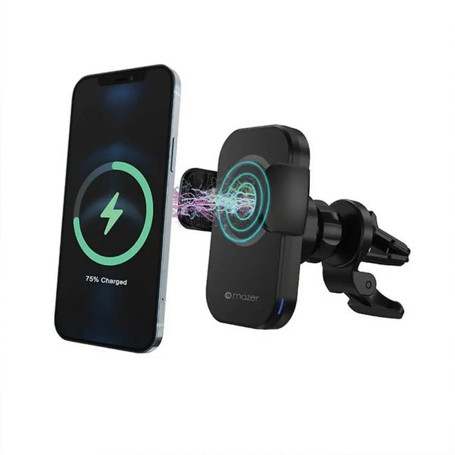 แท่นชาร์จในรถ Belkin Infinite Boost Mag Drive Magnetic 15W (M-NAW-004A-BK) - SpeedCom