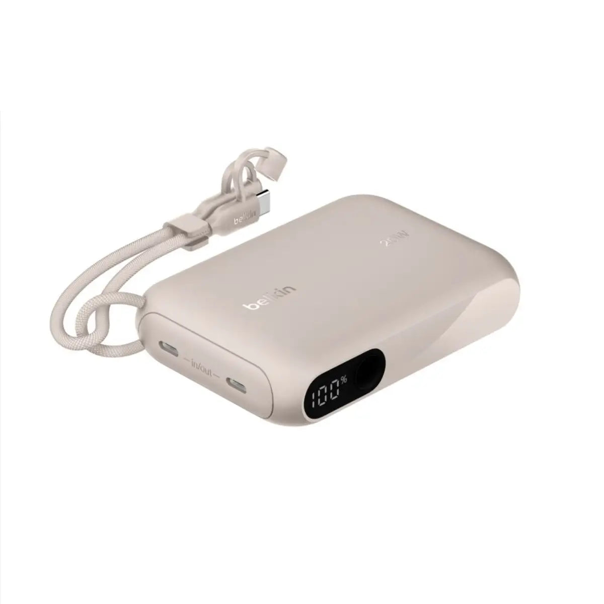 แบตเตอรี่สำรอง Belkin PWB 10K 2C PD20W + C 15M Cable 3C LED - SpeedCom
