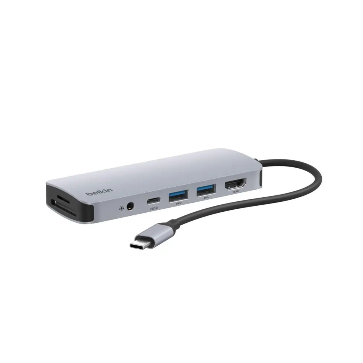 อุปกรณ์แปลงสัญญาณ Belkin USB-C 7-in-1 Multiport Hub (AVC009fqSGY-V2) - SpeedCom