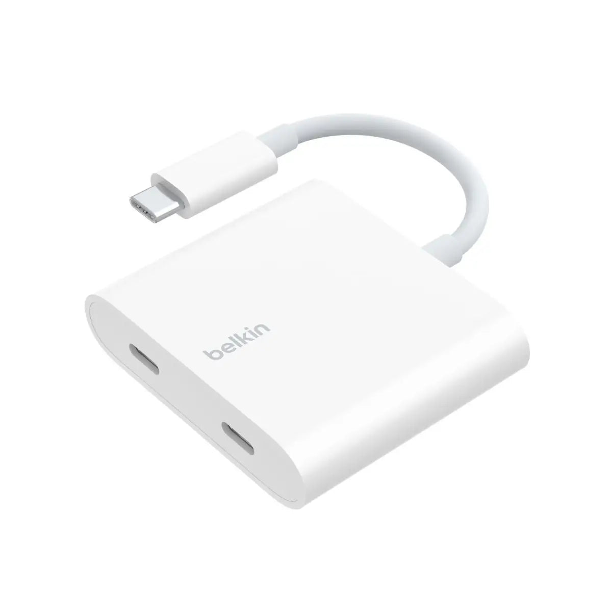 อุปกรณ์แปลงสัญญาณ Belkin USB-C Data + Charge Adapter (WCZ002btWH) - SpeedCom