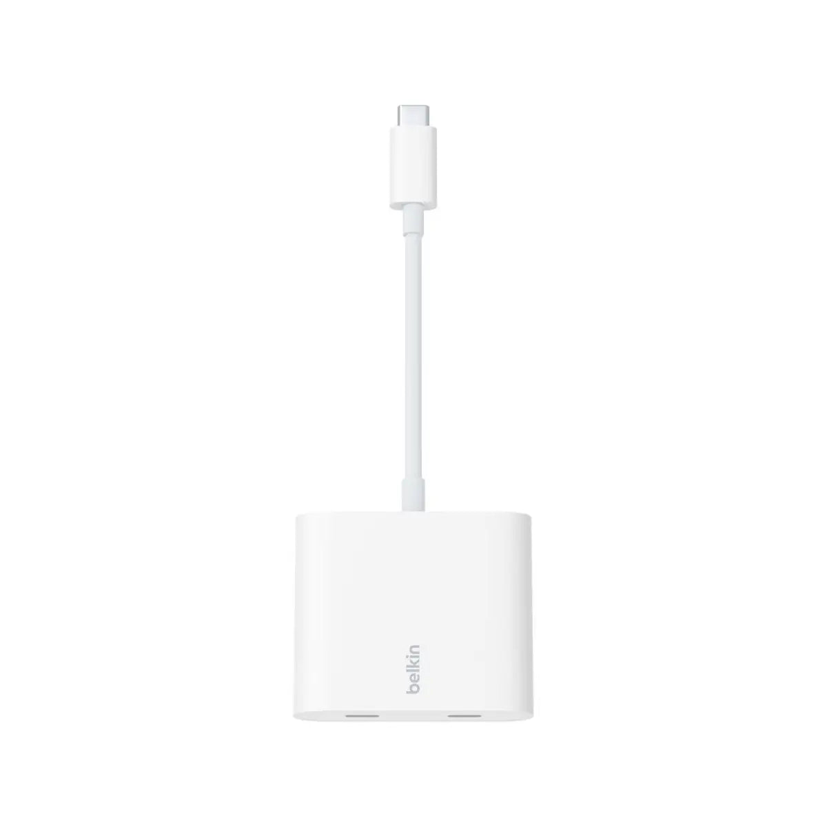 อุปกรณ์แปลงสัญญาณ Belkin USB-C Data + Charge Adapter (WCZ002btWH) - SpeedCom