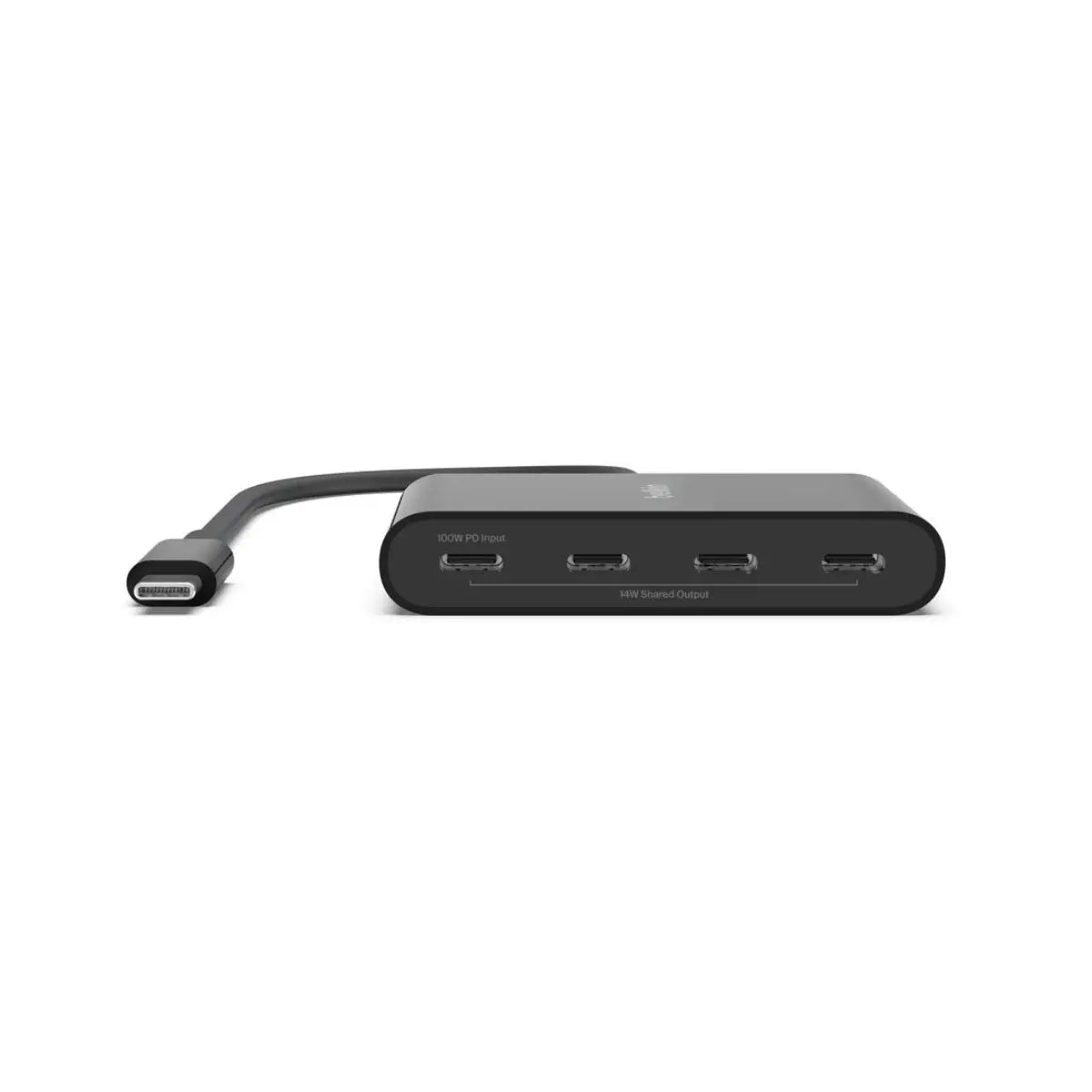 อุปกรณ์แปลงสัญญาณ Belkin USB-C to 4-Port USB-C Hub 100W (AVC018btBK) - SpeedCom
