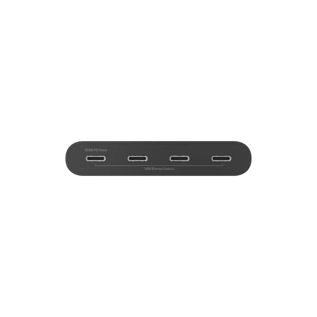 อุปกรณ์แปลงสัญญาณ Belkin USB-C to 4-Port USB-C Hub 100W (AVC018btBK) - SpeedCom