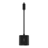 อุปกรณ์แปลงสัญญาณ Belkin USB-C to Ethernet + Charge Adapter 100W (INC019btBK) - SpeedCom