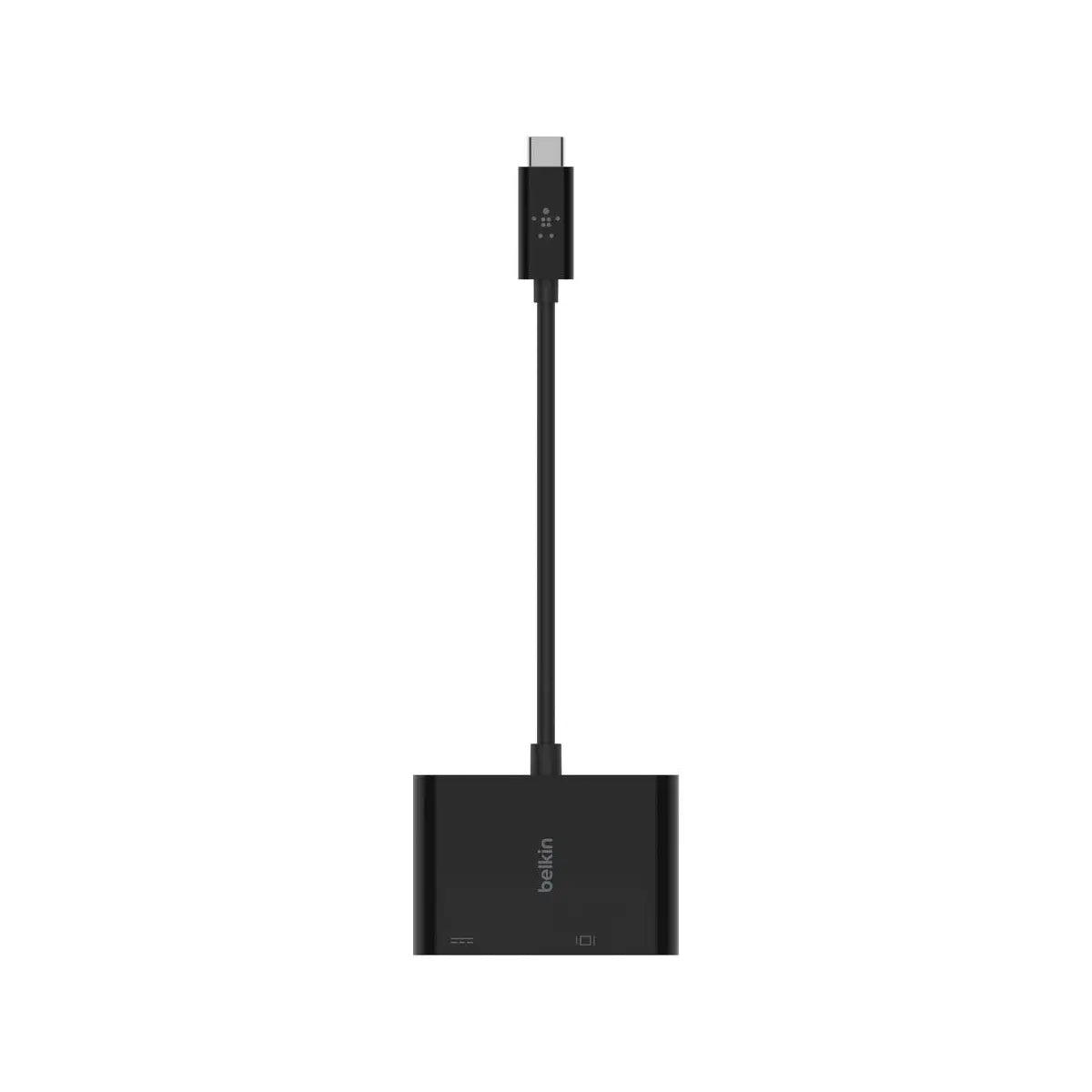 อุปกรณ์แปลงสัญญาณ Belkin USB-C to VGA + Charge Adapter (AVC001btBK) - SpeedCom
