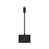 อุปกรณ์แปลงสัญญาณ Belkin USB-C to VGA + Charge Adapter (AVC001btBK) - SpeedCom
