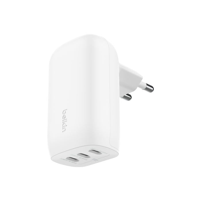 หัวชาร์จ Belkin BoostCharge 3 Port USB-C Wall 67W (WCC002thWH)